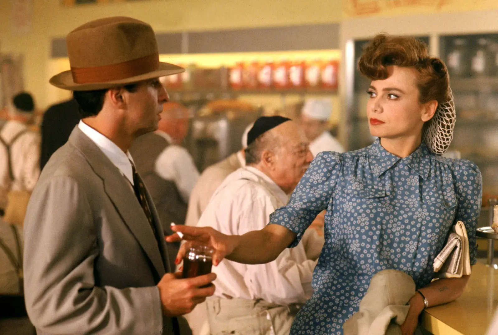 A still from Enemies, A Love Story (1989)