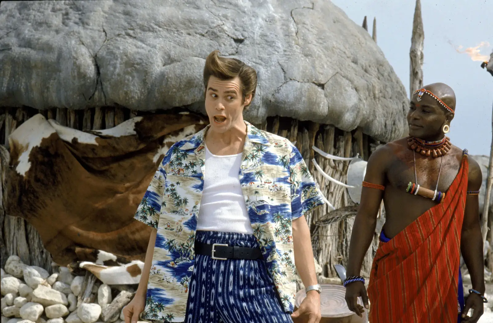 A still from Ace Ventura: When Nature Calls (1995)